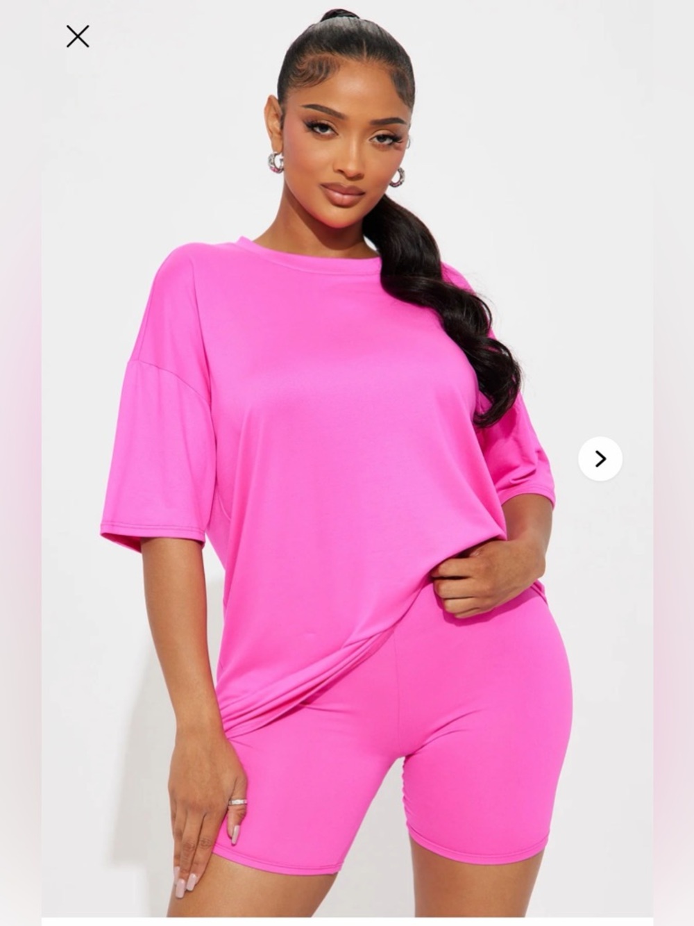 Weekend Vibes Short Set - Bubblegum Pink